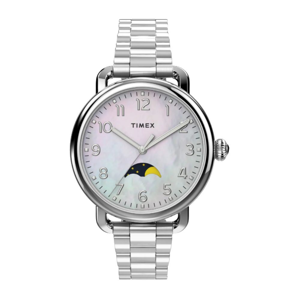 Timex Moonphase Mother of Pearl Ladies Watch